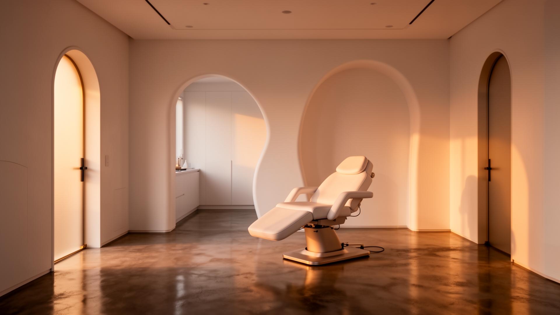 MedSpa Institute clinical treatment room used for facial specialist training