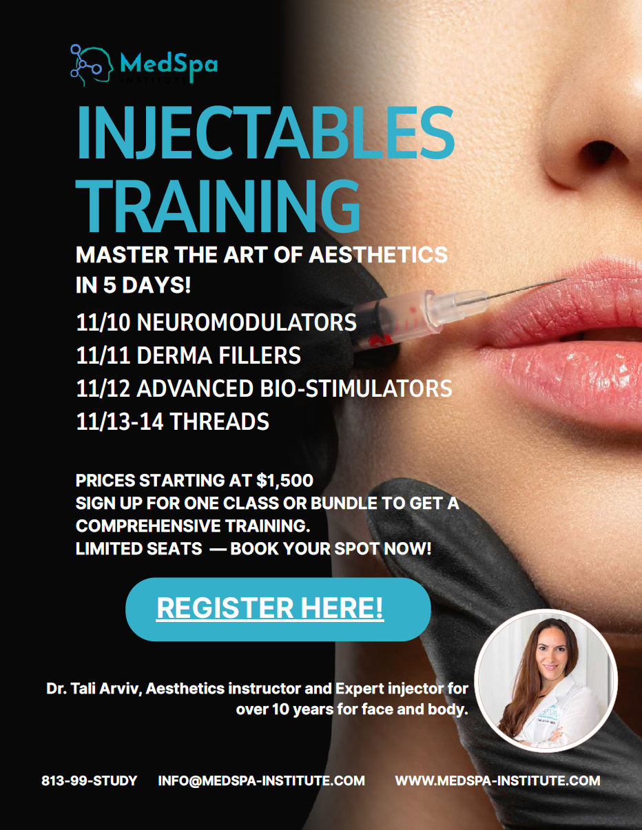 Aesthetics Group Training Flyer